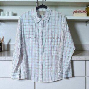 Cotton Ginny Plus Button Down Top